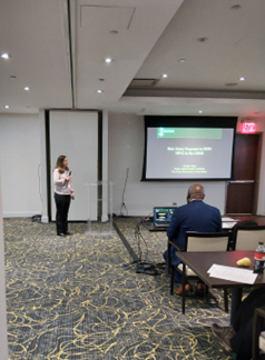 Jennifer Niper presenting at Live Bird Market Working Group